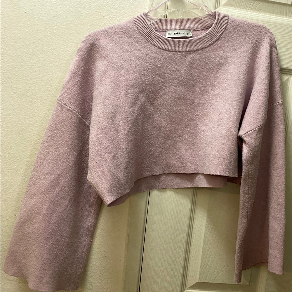 Zara knit crop sweater